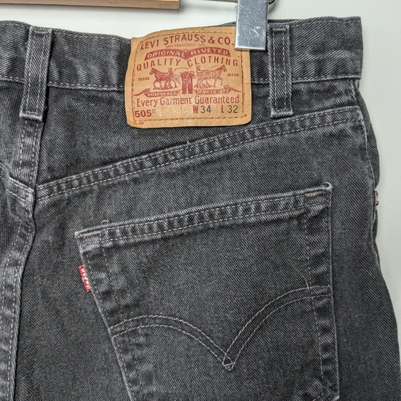 Levi's Black Jean Shorts - Picture 5 of 10
